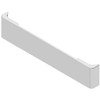 22 Inch Blank Chrome Rolled American Eagle Bumper, 10 Gauge With Usx Blind Mount Plates