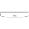 20 Inch Chrome Standard Bumper 22- Blind Mount With Boxed Ends, Frenched Tag And Usx Plates
