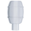 Chrome Aluminum Keg Air Valve Knob, Screw On