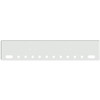 18 Inch Chrome Texas Boxed End Bumper With 2 Oval And 10 Rnd 2 Inch And End Rnd 5/8 Inch Light Holes For Peterbilt 357, 378, 379