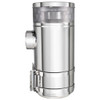 15 Inch Stainless Steel Air Cleaner With Mounting Bracket & Straps For Peterbilt 379 & 378