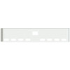 22 Inch Chrome American Road Runner Mitered Corner Bumper With Tow And 8 Oval Light Holes For Peterbilt 357, 378, 379