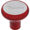 Tractor Knob Deluxe Aluminum Screw On Air Valve Candy Red