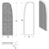 Dual Gauge Diamond Style Pedal Set For Freightliner Coronado, Cascadia & M2