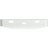 16 Inch Chrome Standard Rolled End Bumper With Tow, Step Holes For Peterbilt 362