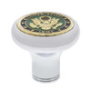 Chrome Aluminum Air Valve Knob With Army Military Medallion