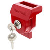 Heavy Duty Red Aluminum Glad Hand Trailer Lockout Device - Keyed Alike Heavy Duty Red Aluminum Glad Hand Trailer Lockout Device - Keyed Alike