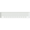 18 Inch Chrome Texas Rolled End Bumper With 2 Oval And 10 - 2 Inch Round Light Holes For Western Star 4900