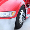 1.5 X 2.75 Inch Chrome Plastic Tall Push-On Nut Cover - 60 Pack