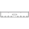 20 Inch Chrome Texas Mitered End Bumper With Tow, 8 Oval And 2 - 2 Inch Light Holes For Western Star 4900 SFA