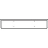 20 Inch Chrome Boxed American Eagle Bumper With Bolt Holes For Western Star 4700Sf