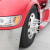 33MM X 4.75 Inch Chrome HP Thread-On Hub Pilot Style Super Spike Nut Covers - Pack Of 10
