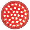 4 Inch Round 36 Diode Red LED Clear Lens Stop, Tail, Turn Light