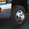 Chrome Spike Hubcap Push-On Nut Covers For Chevrolet Silverado, GMC Sierra - Box Of 32 Chrome Spike Hubcap Push-On Nut Covers For Chevrolet Silverado, GMC Sierra - Box Of 32