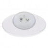 5 LED Small Oval M3 GloLight W/ Chrome Bezel - Amber LED/ Clear Lens