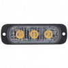 3 High Power LED Super Thin Warning Light - Amber