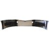 18 Inch SS Bumper, 11 Gauge With 30 Round .75 Inch Light, Fog, Tow Holes Fits Peterbilt 579 SBA 2012 -2021