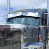 13 X 10 Inch Stainless Steel Reverse Bowtie Visor By 12 Gauge Customs Fits Peterbilt 589
