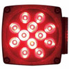 Over 80 Inch Wide Submersible Combination Tail Light W/O License Light - Red LED / Red Lens