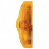 15 LED 3 Inch Rnd Dual Function Reflector Double Face Light - Amber LED / Amber Lens