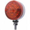 15 Diode 3 Inch Reflector Single Face Light - Red LED/ Red Lens