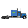 Gray Driver Side ZenEclipse Lower Bunk Window Cover