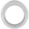 Small Chrome Gauge Bezel With Visor - Snap On For Freightliner Cascadia 113, 125