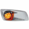 Bumper Light Bezel W/17 Amber LED/Amber Lens Single Function Light Watermelon Style With Visor Passenger Side  For KW T660