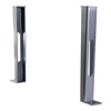 94 Inch Turnpike Truck Trim SS T-Bar With 8 Rnd 4 Inch Light Holes With Brackets