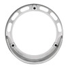 25 Inch Chrome Plastic Bezel With Upside Down Visor For 4. Round Combination Pedestal Lights