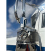 Stainless Steel Straight Down Light Bracket With Watermelon Light Hole- Pair