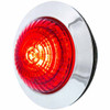 1 1/4 Inch 6 LED Dual Function Light - Red LED/ Red Lens