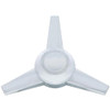 Chrome Plated Plastic Straight Bar Spinner, Spinner Only, Extra Long Straight Bar Design
