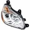 Chrome Projection Headlight W/ White LED Position Light - Passenger Side For Kenworth T680