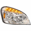 Chrome CREE LED Headlight Assembly, Passenger Side For Freightliner Cascadia