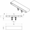 Chrome 9 Inch 20 LED Double Face Light Bar - Amber LED/ Amber Lens