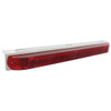 Stainless Steel Light Bracket W/ 19 LED 17 Inch Light Bar, Red LED/ Red Lens Stainless Steel Light Bracket W/ 19 LED 17 Inch Light Bar, Red LED/ Red Lens