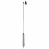 Chrome Swivel Pogo Stick, 45 Inch W/ Hose Or Cable Holder