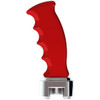 Candy Red Pistol Grip Gearshift Knob With 13/15/18 Speed Adapter, Thread-On