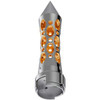 Chrome Daytona Gearshift Knob, Thread On W/ Amber LED Adapter For 13/15/18 Speed