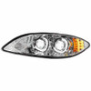 CREE LED Projection Headlight, Driver Side W/ Chrome Inner Housing For International ProStar