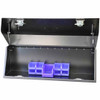 Diamond Plate Aluminum High Side Tool Box, 16 X 12 X 60 Inch  - Satin Black