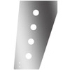 Stainless Steel Standard Cowl Panels W/ 8 Round 2 Inch Light Holes For Peterbilt 359