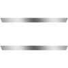 2.5 Inch Stainless Steel Blank Cab Panel For Peterbilt 386 - Pair