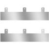 4 Inch Stainless Steel Blank Exhaust Filler Panels For Peterbilt 386