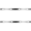 3 Inch Stainless Steel Cab Panels W/ 8 P1 Light Holes For Peterbilt 359