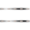 2.5 Inch Sleeper Panels W/ 10 P1 Amber/Clear LEDs For Peterbilt 386 W/ 63 Inch Sleeper