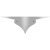 Stainless Steel 3 Points Hood Emblem Accent For Peterbilt 367, 378, 379, 388, 389