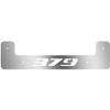 24 Inch Stainless Steel U-Shape 379 Logo Flap Weight W/ Backplate For Peterbilt 379