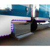 4.5 Inch SS Panel Kit W/ 75 Bullseye Dual Rev Amber-Clear-Purple LED Lights  For 36 & 44 Inch Sleeper